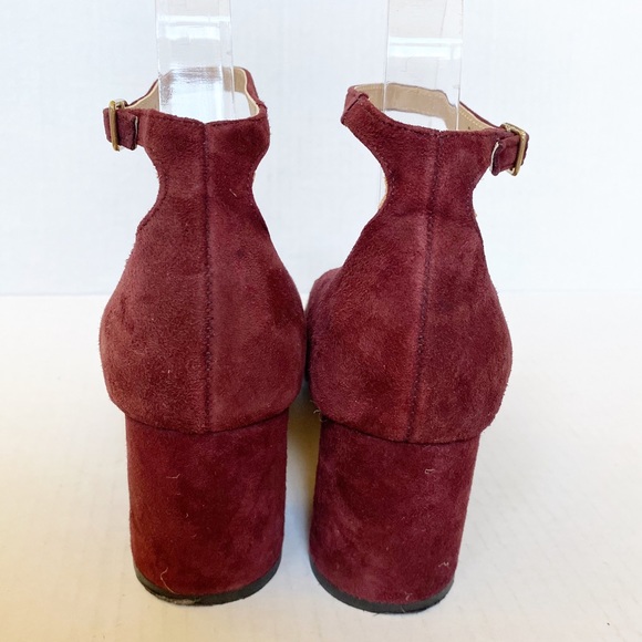 Massimo Dutti Cap Toe Mary Jane Shoe 37 Ankle - Picture 3 of 6